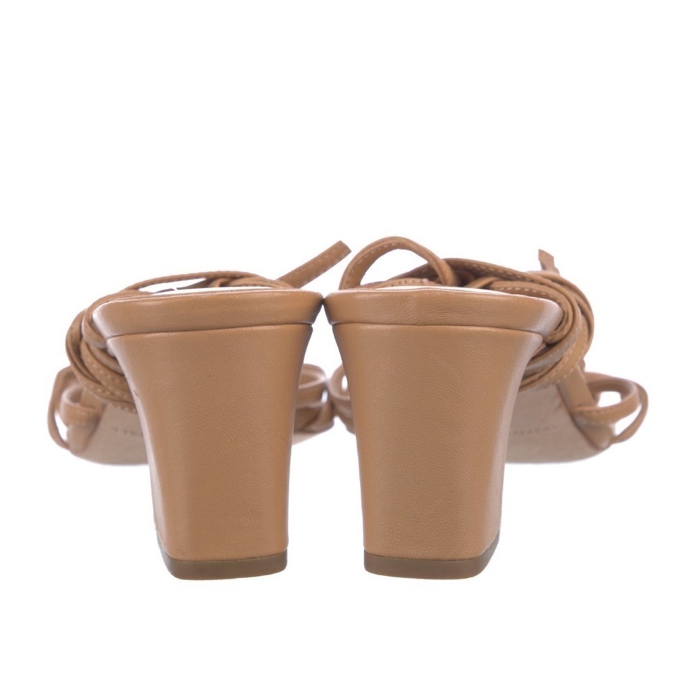 Tan Strappy Block Heel Sandals​ - Picture 4 of 6